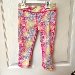 Bundle and Save size 6 floral active wear capris